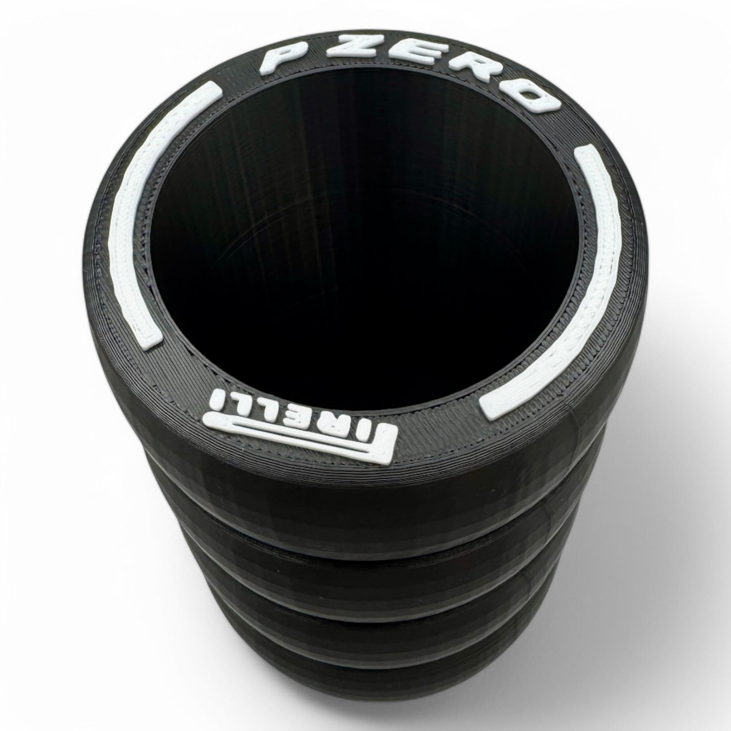 F1 Tyre Stack Can Koozie – 3D Printed Racing Drink Holder for 12 oz & Slim Cans