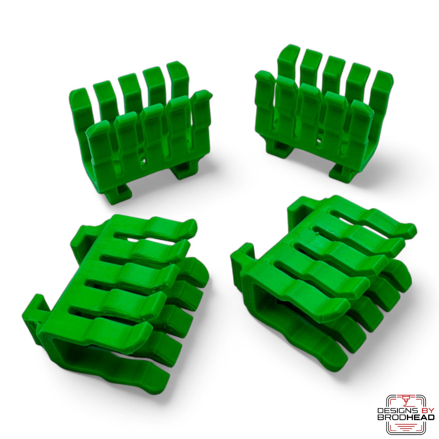 Brodhead Bass Clips – Custom 3D Printed Mallet Holder Clips for Marching Bass Drums (BMH-100 Style Compatible)