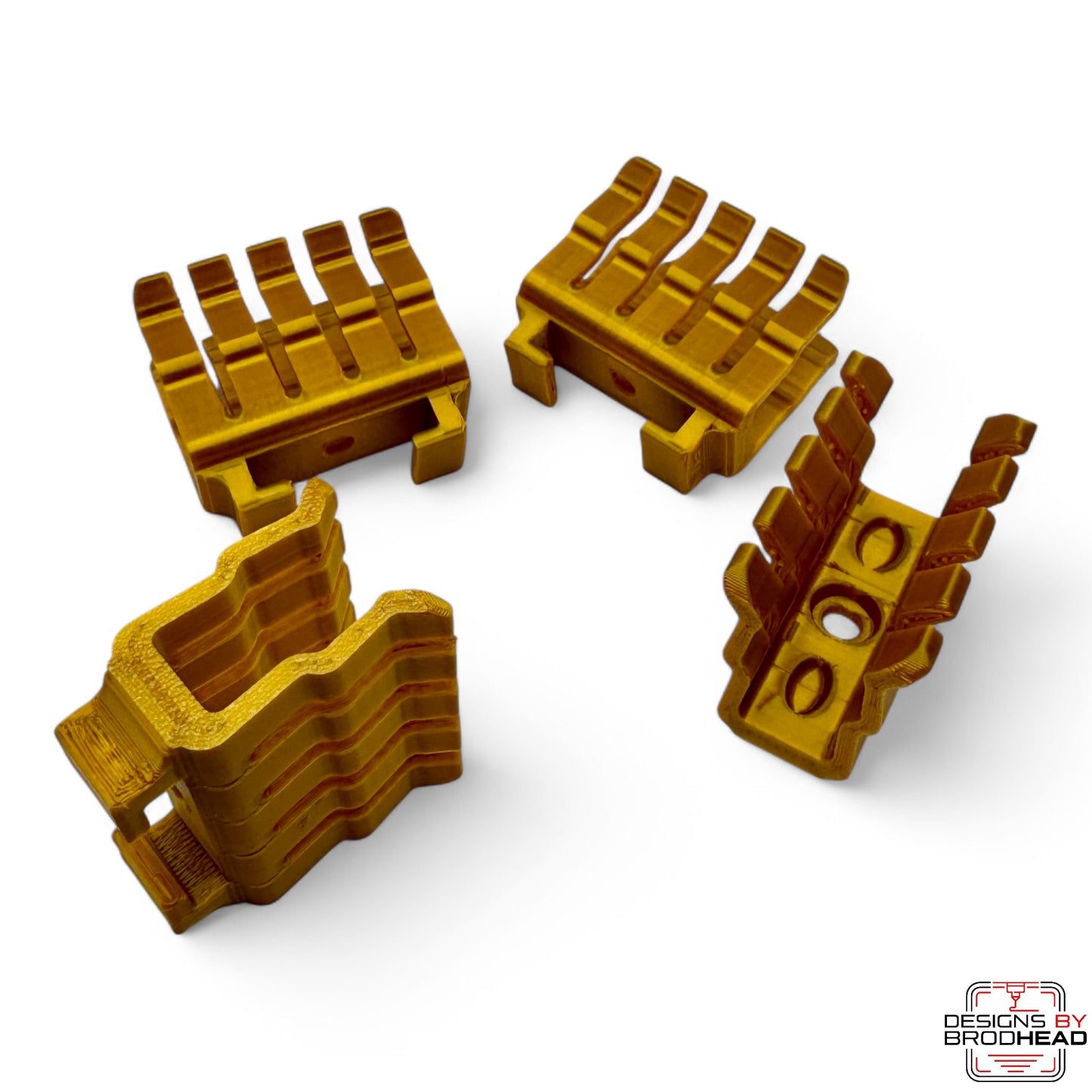 Brodhead Bass Clips – Custom 3D Printed Mallet Holder Clips for Marching Bass Drums (BMH-100 Style Compatible)