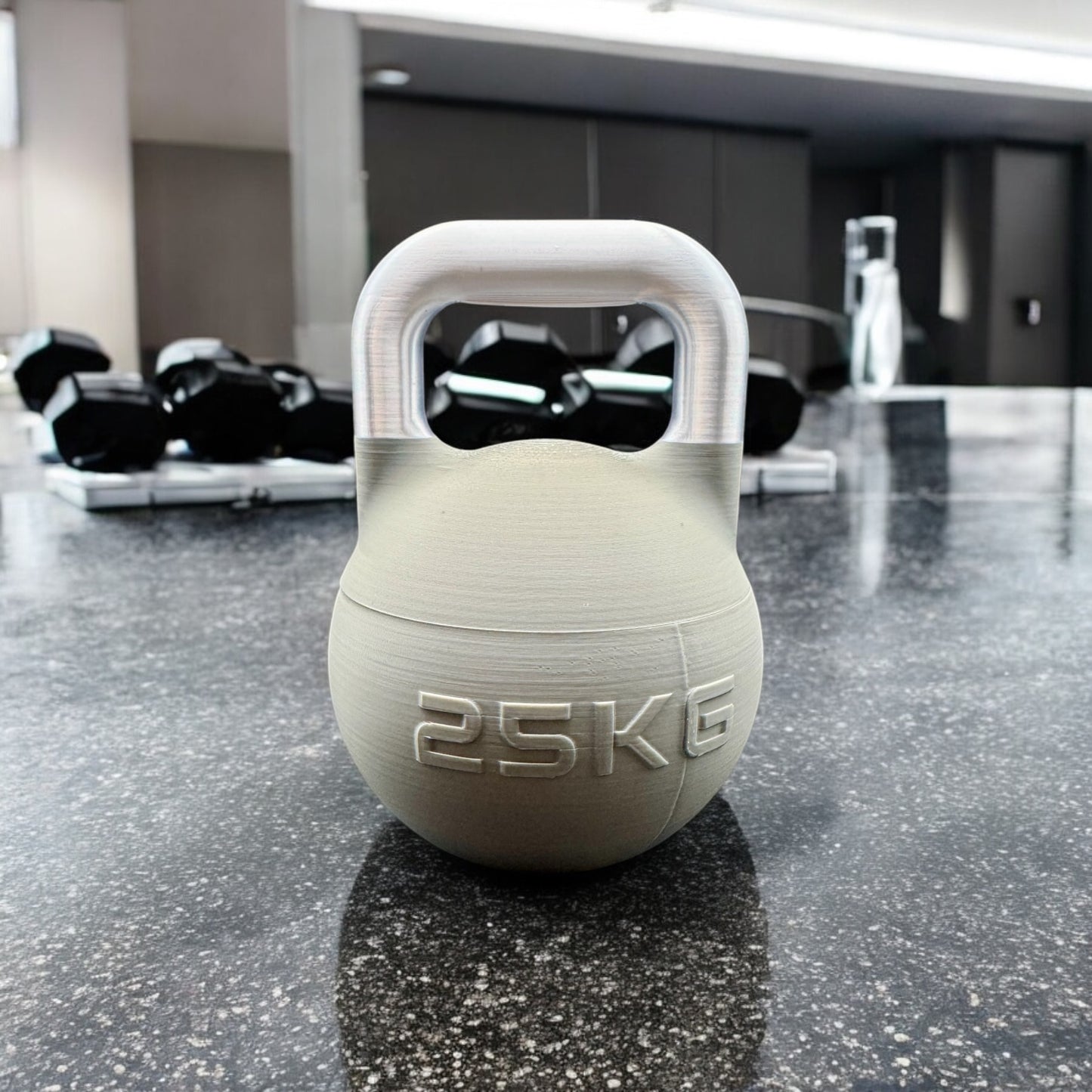 Kettlebell Protein & Supplement Holder – Portable Gym Storage in 20+ Custom Colors