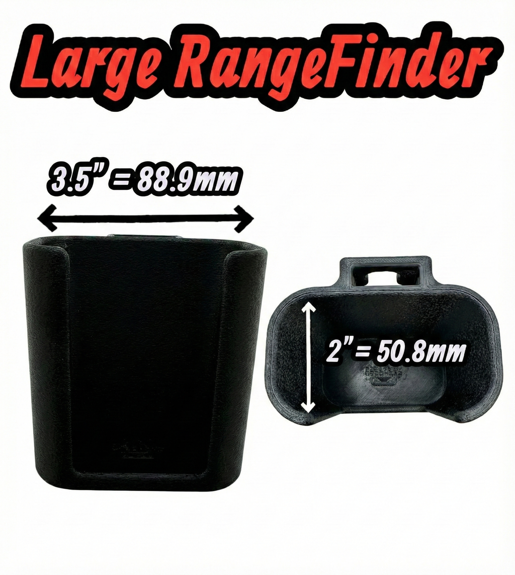 RangeLock Golf Rangefinder Mount for Push Carts (v4.0 | Patent-Pending)