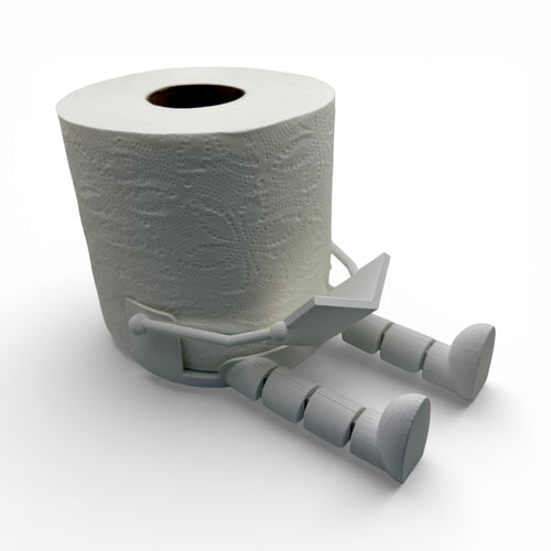 Funny Reading Toilet Paper Holder – 3D Printed Bathroom Decor Gift (Reading Roll Buddy)