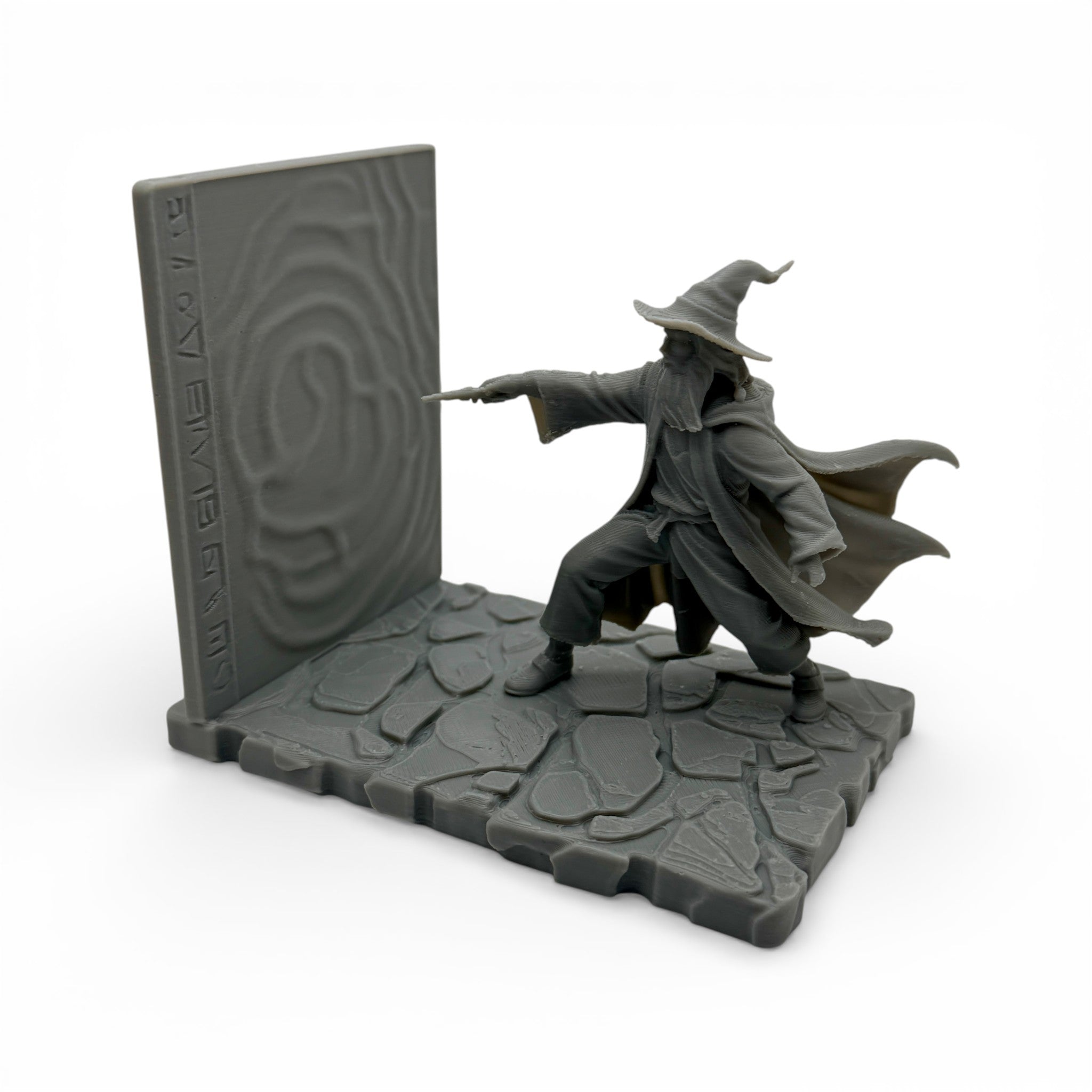 Wizard Bookend – 3D Printed Fantasy Shelf Decor