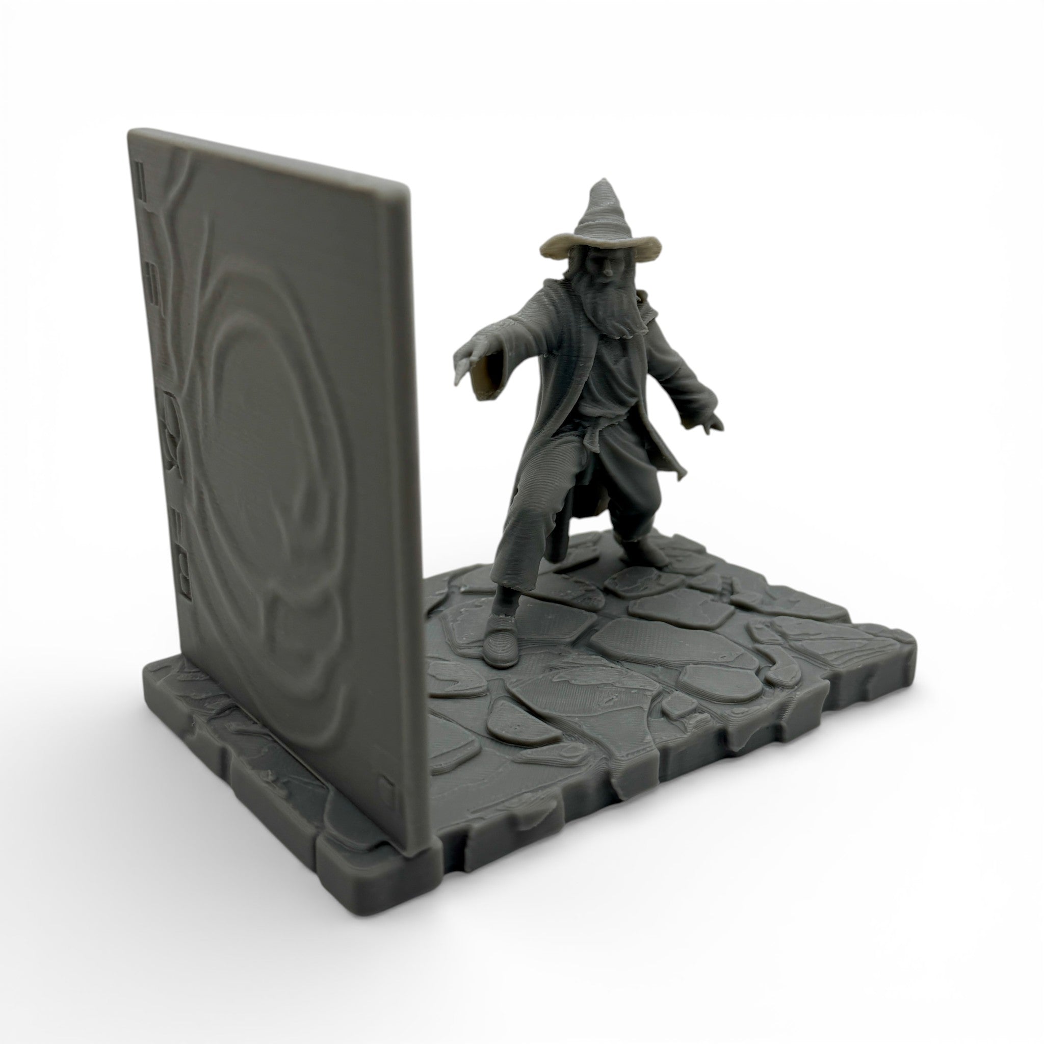 Wizard Bookend – 3D Printed Fantasy Shelf Decor