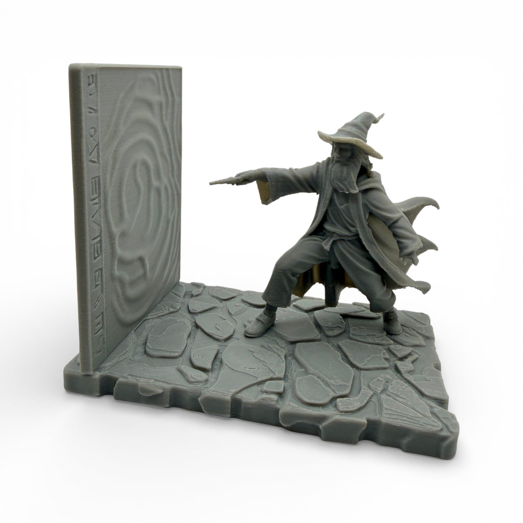Wizard Bookend – 3D Printed Fantasy Shelf Decor