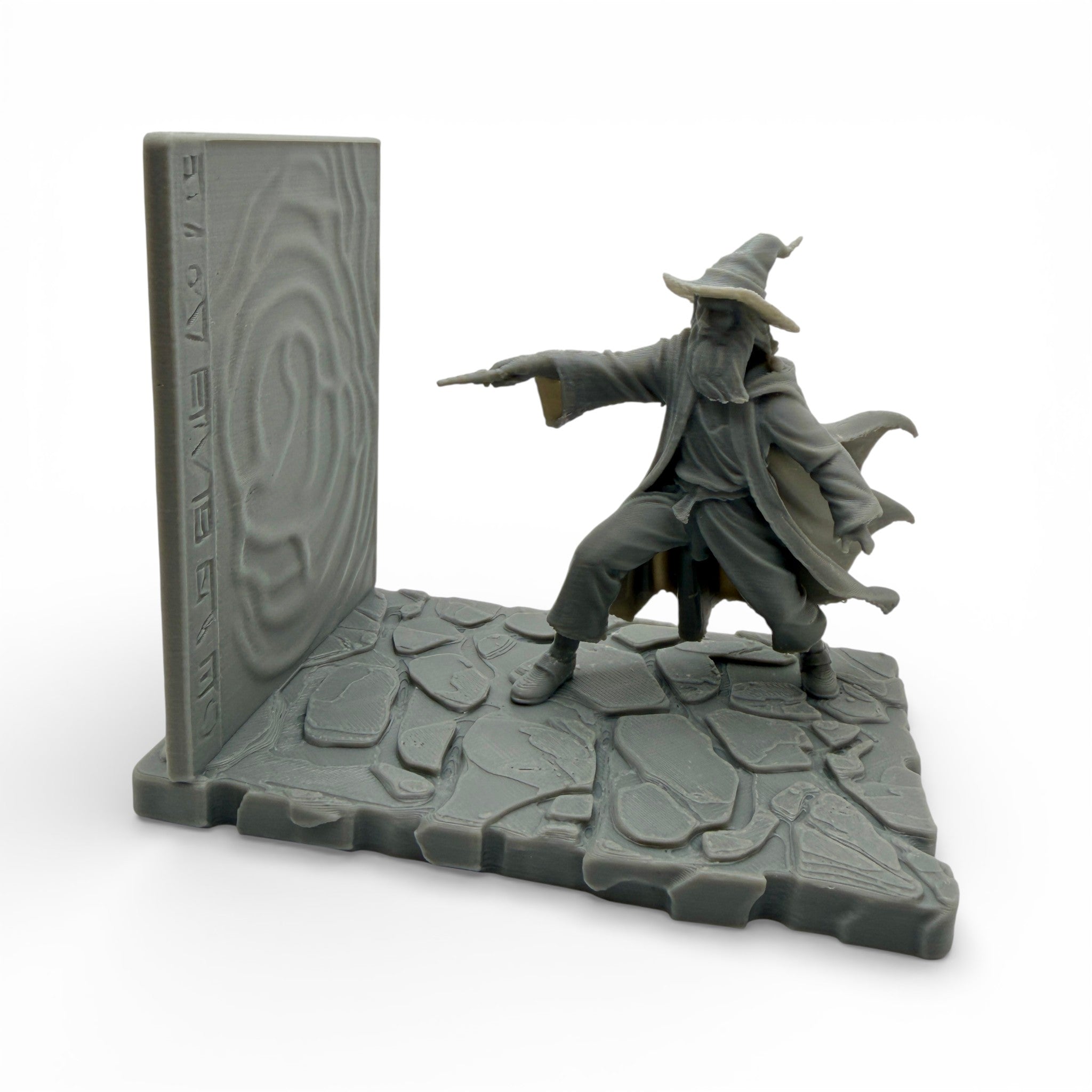 Wizard Bookend – 3D Printed Fantasy Shelf Decor