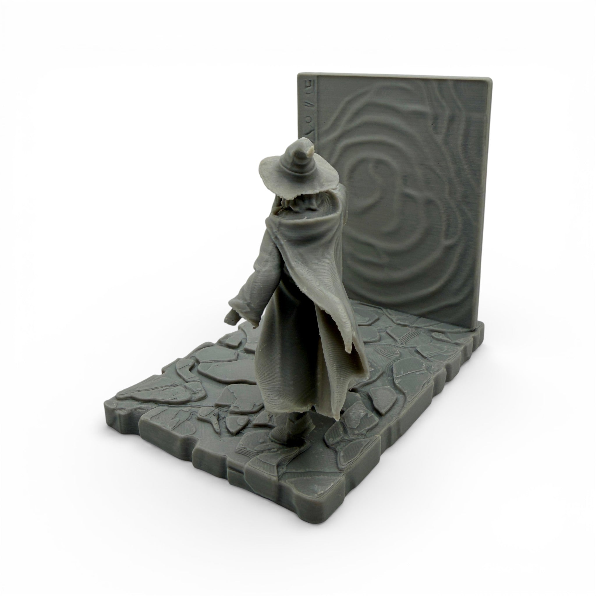 Wizard Bookend – 3D Printed Fantasy Shelf Decor