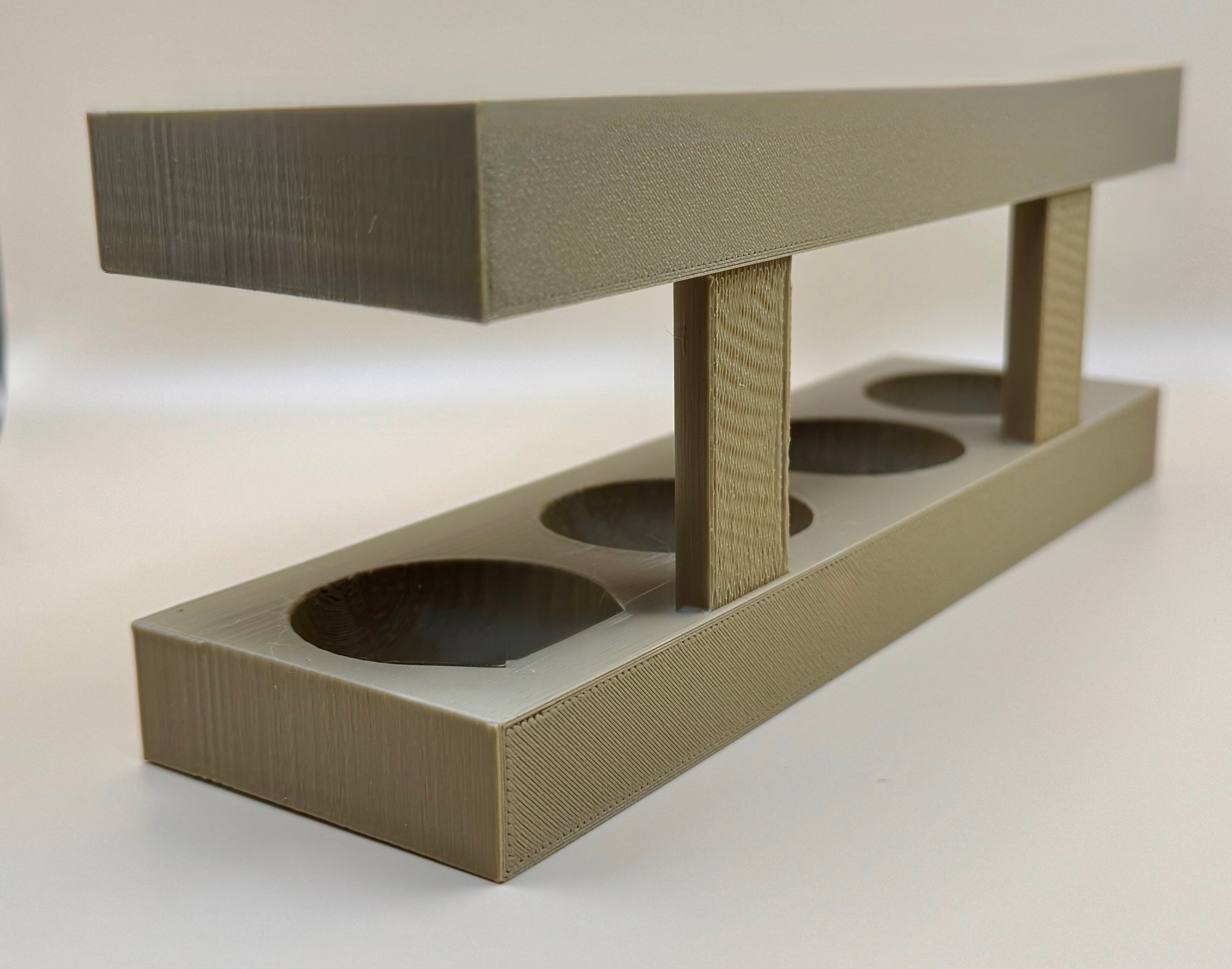 Two-Tier Golf Ball Display - Custom 3D Printed, Multiple Colors Available