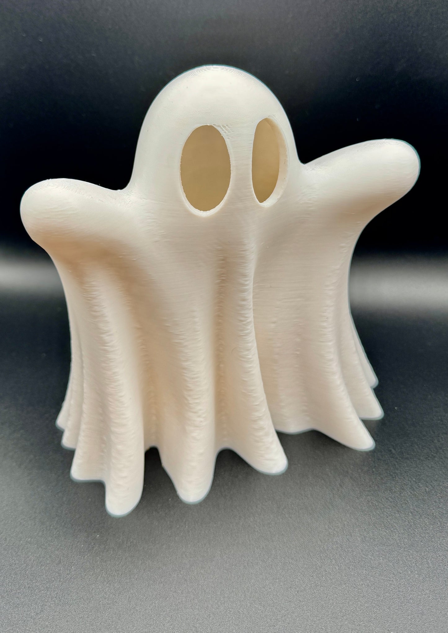 Halloween Decorative Family Ghosts - 3D Printed w/ Candle Included | Set of 3 Sizes