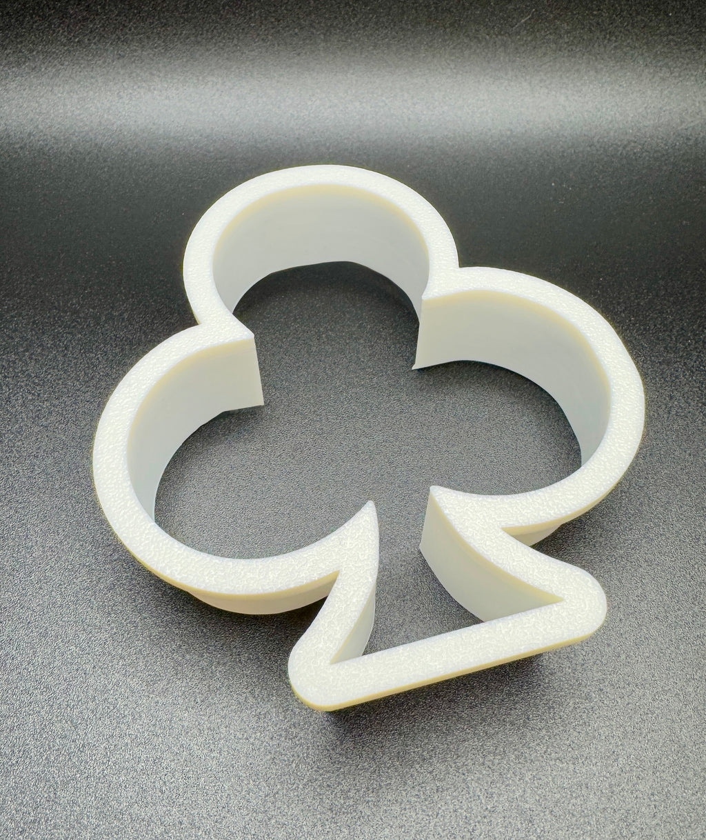 Poker Night Cookie Cutter Set – 5-Piece Card Suit & Poker Chip Cutters (Food-Safe PLA)