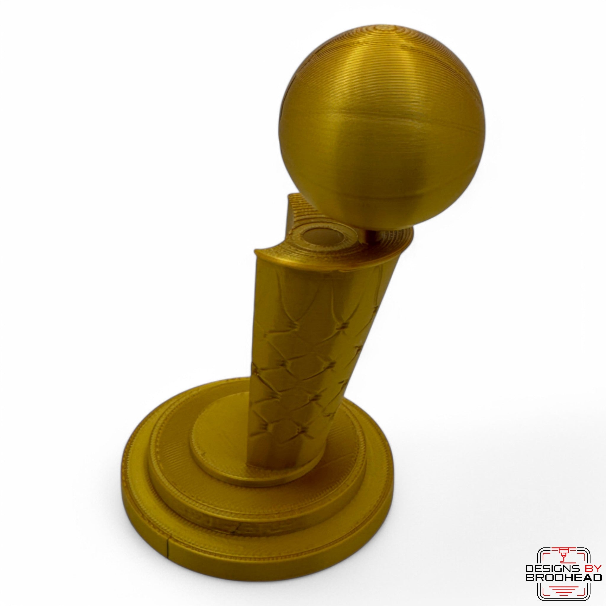 Basketball Trophy Replica – Basketball Championship Display Collectible - 3D Printed Replica