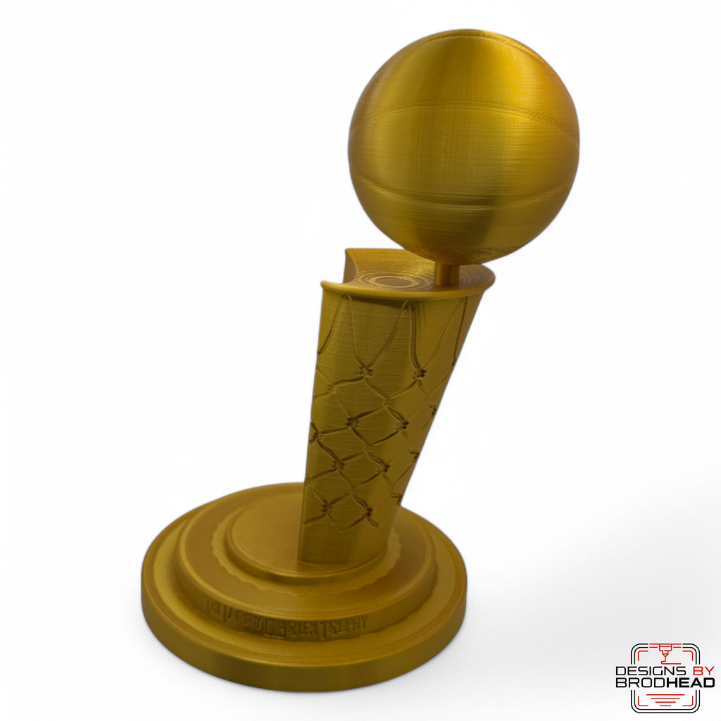 Basketball Trophy Replica – Basketball Championship Display Collectible - 3D Printed Replica