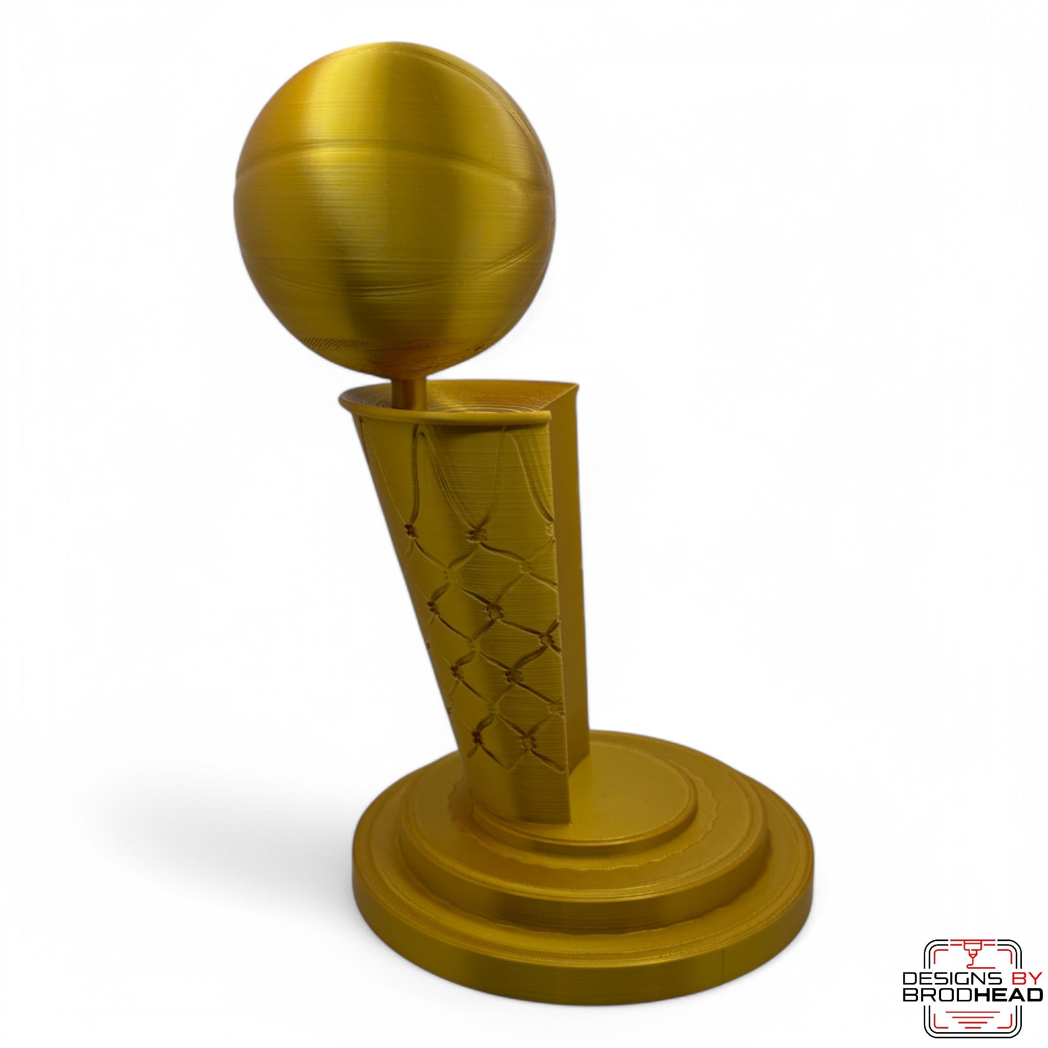Basketball Trophy Replica – Basketball Championship Display Collectible - 3D Printed Replica