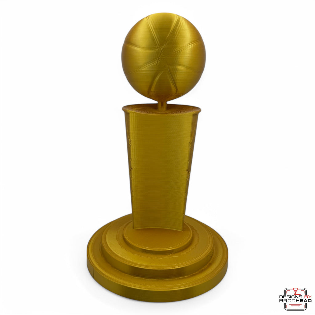 Basketball Trophy Replica – Basketball Championship Display Collectible - 3D Printed Replica