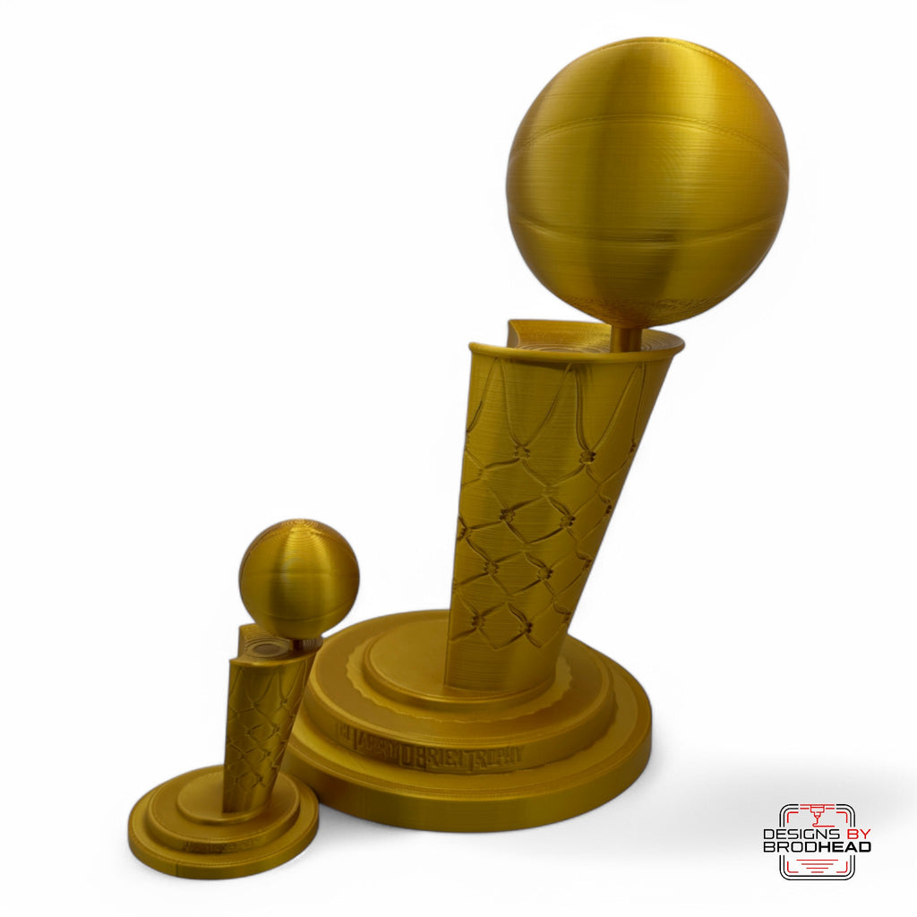 Basketball Trophy Replica – Basketball Championship Display Collectible - 3D Printed Replica