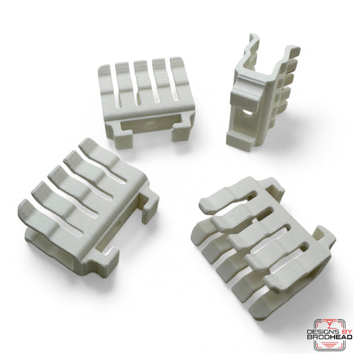 Brodhead Bass Clips – Custom 3D Printed Mallet Holder Clips for Marching Bass Drums (BMH-100 Style Compatible)