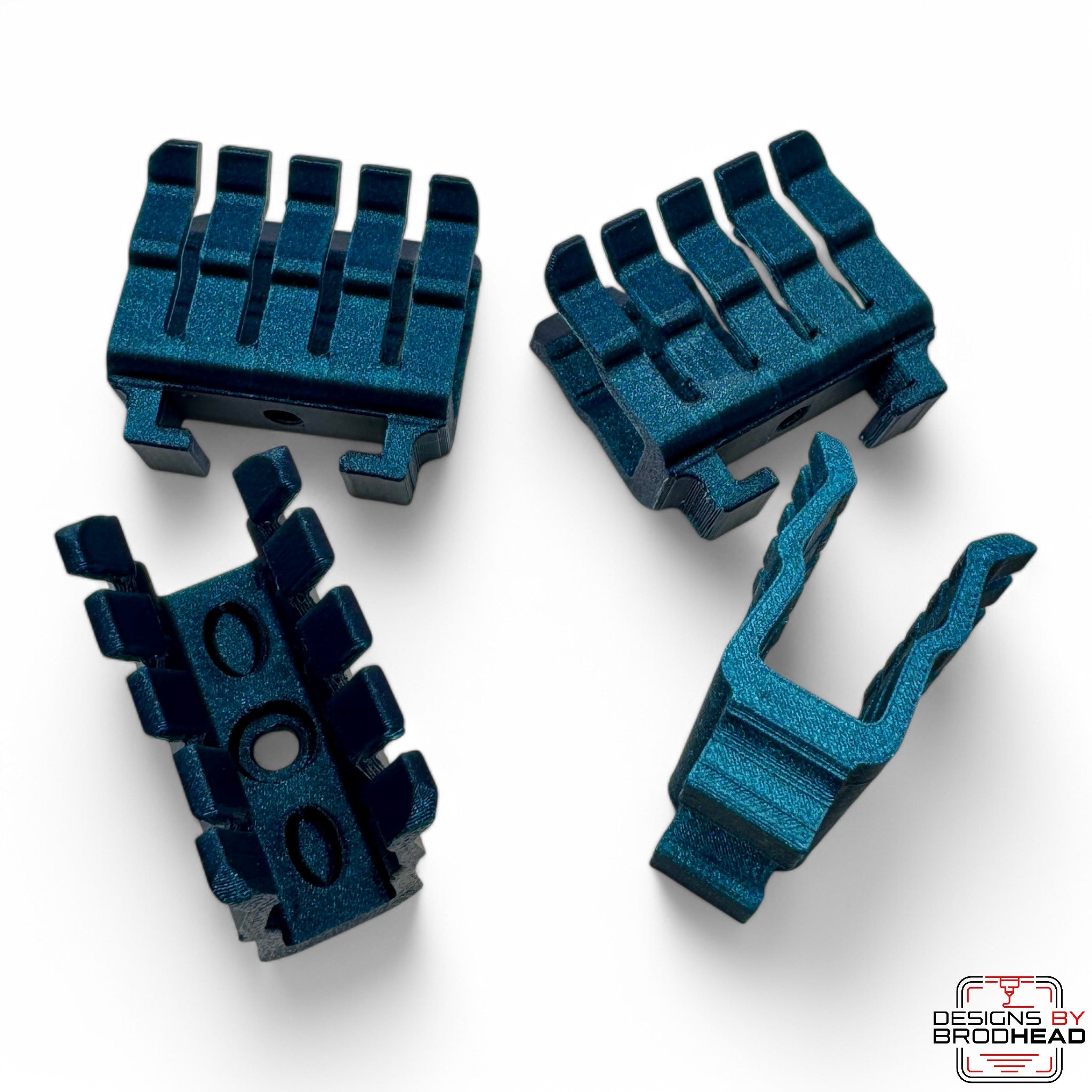 Brodhead Bass Clips – Custom 3D Printed Mallet Holder Clips for Marching Bass Drums (BMH-100 Style Compatible)