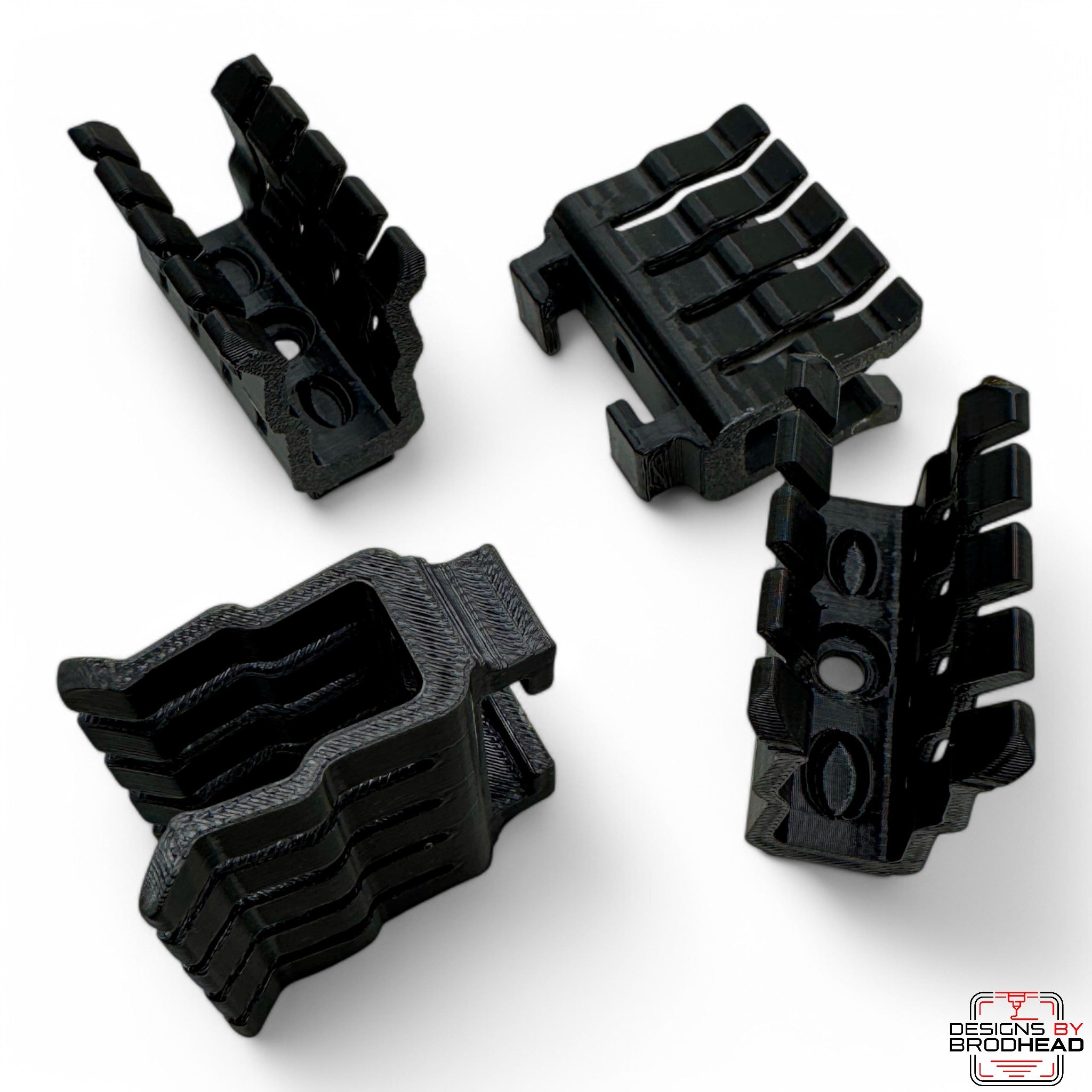Brodhead Bass Clips – Custom 3D Printed Mallet Holder Clips for Marching Bass Drums (BMH-100 Style Compatible)