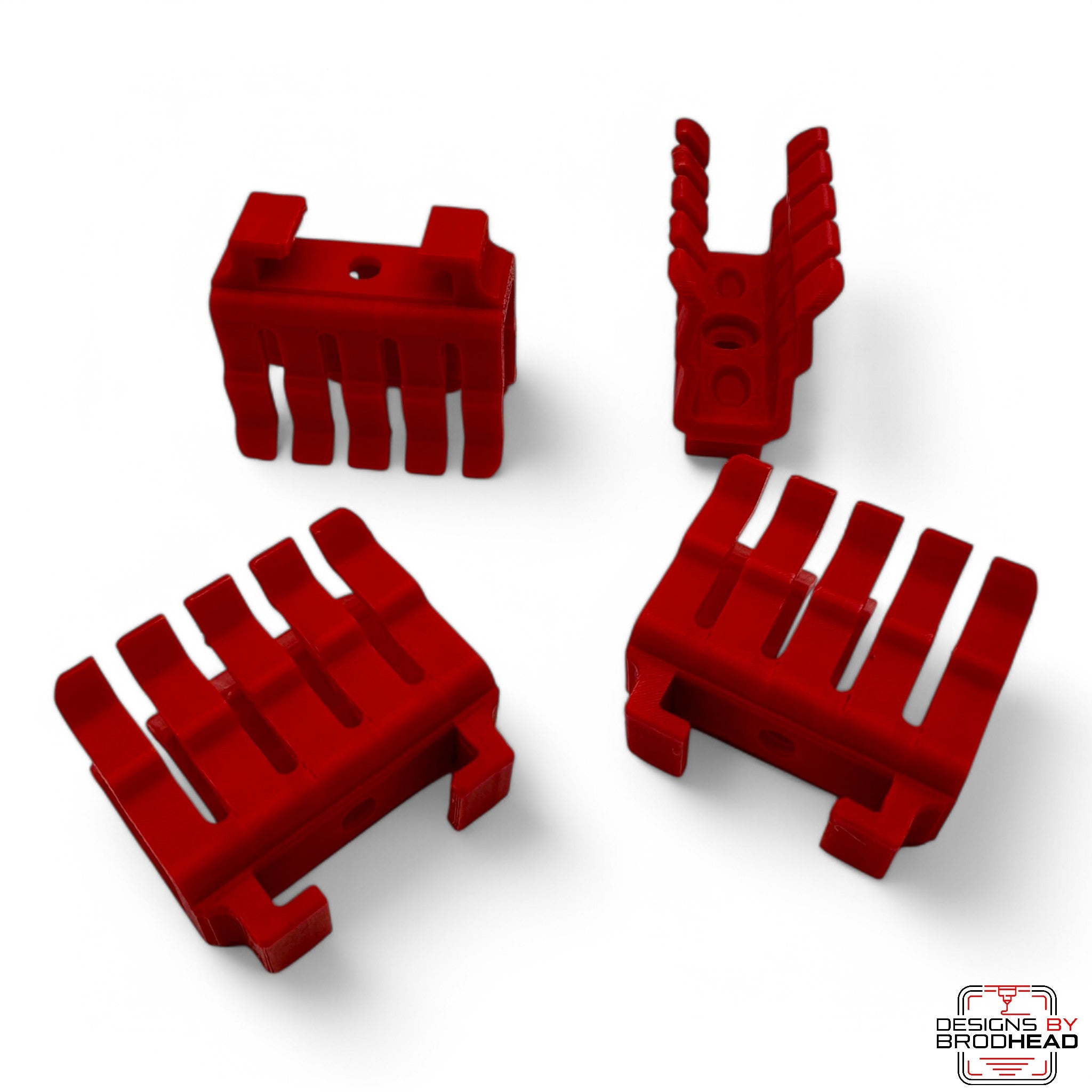 Brodhead Bass Clips – Custom 3D Printed Mallet Holder Clips for Marching Bass Drums (BMH-100 Style Compatible)