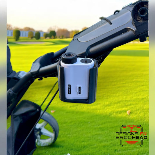 RangeLock NEW V2 Rangefinder Mount – Golf Push Cart Rangefinder Holder (Fits CaddyTek & More) ***PATENT-PENDING***