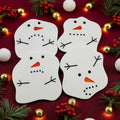 Melted Snowman Coaster Set – Christmas Decoration & Winter Home Décor (Set of 4)