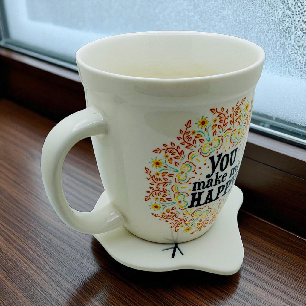 Melted Snowman Coaster Set – Christmas Decoration & Winter Home Décor (Set of 4)