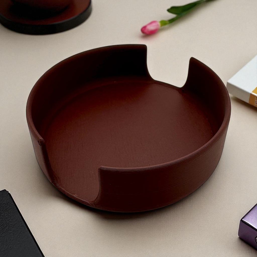 Holy Name Cadets Patch Coaster Set with Holder – Coasters for Drum Corps Fans