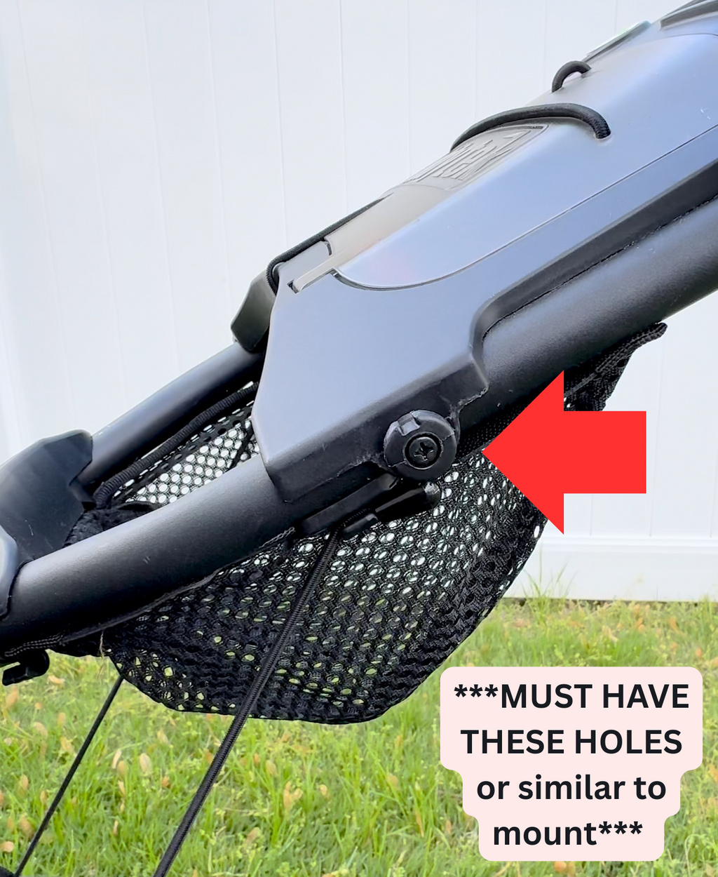 RangeLock Golf Rangefinder Mount for Push Carts (v4.0 | Patent-Pending)