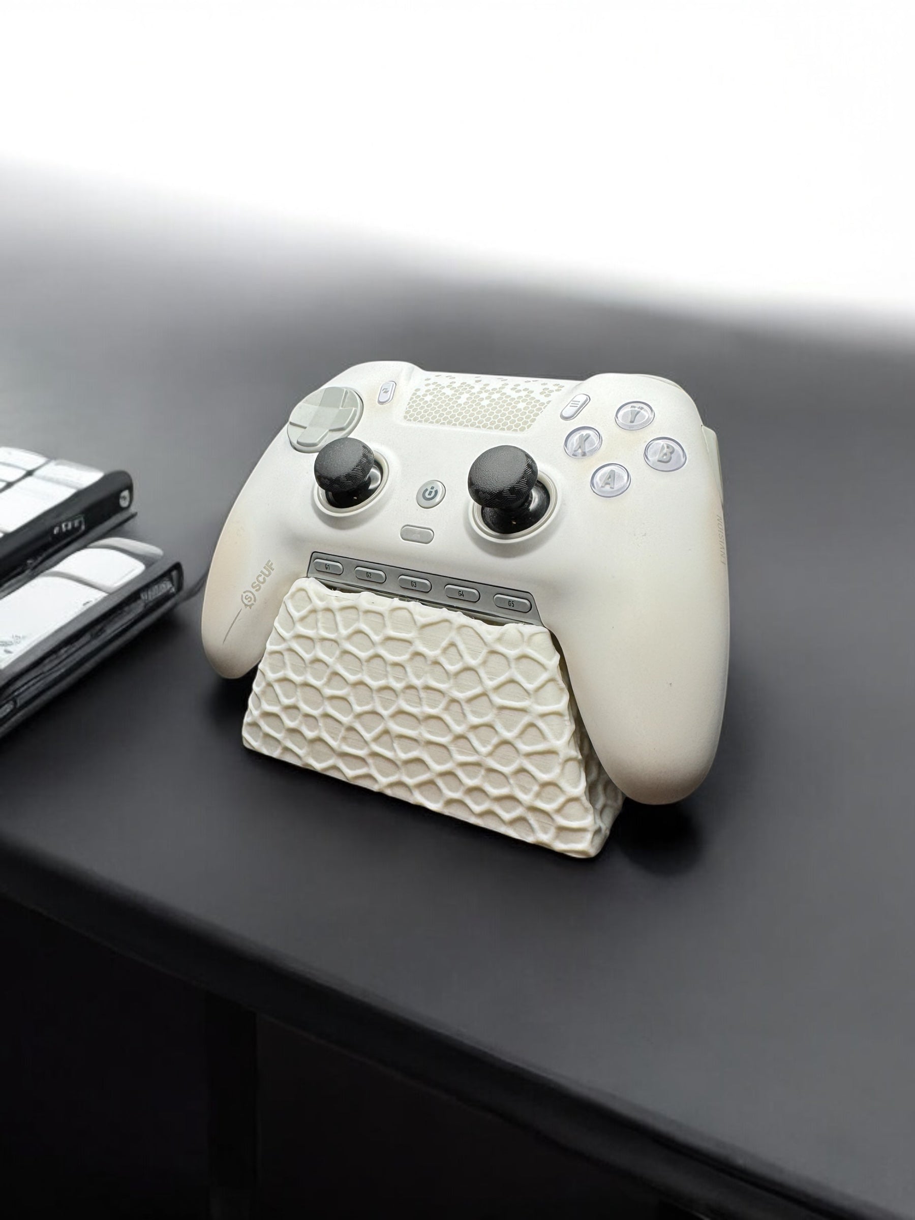 Controller Stand for PS5 | Voronoi Design | Fits DualSense Controllers Perfectly | Multiple Colors & Design Options
