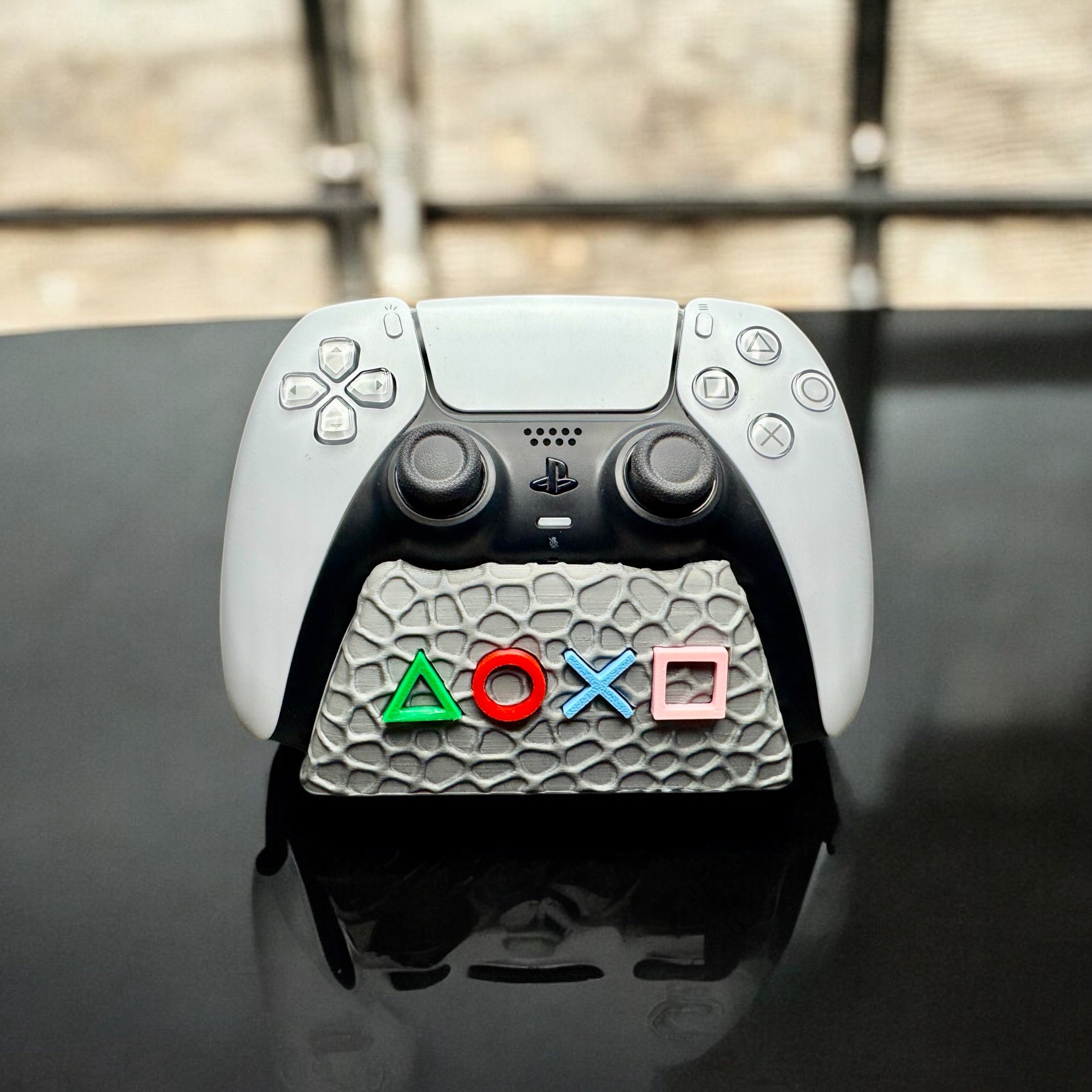 Controller Stand for PS5 | Voronoi Design | Fits DualSense Controllers Perfectly | Multiple Colors & Design Options