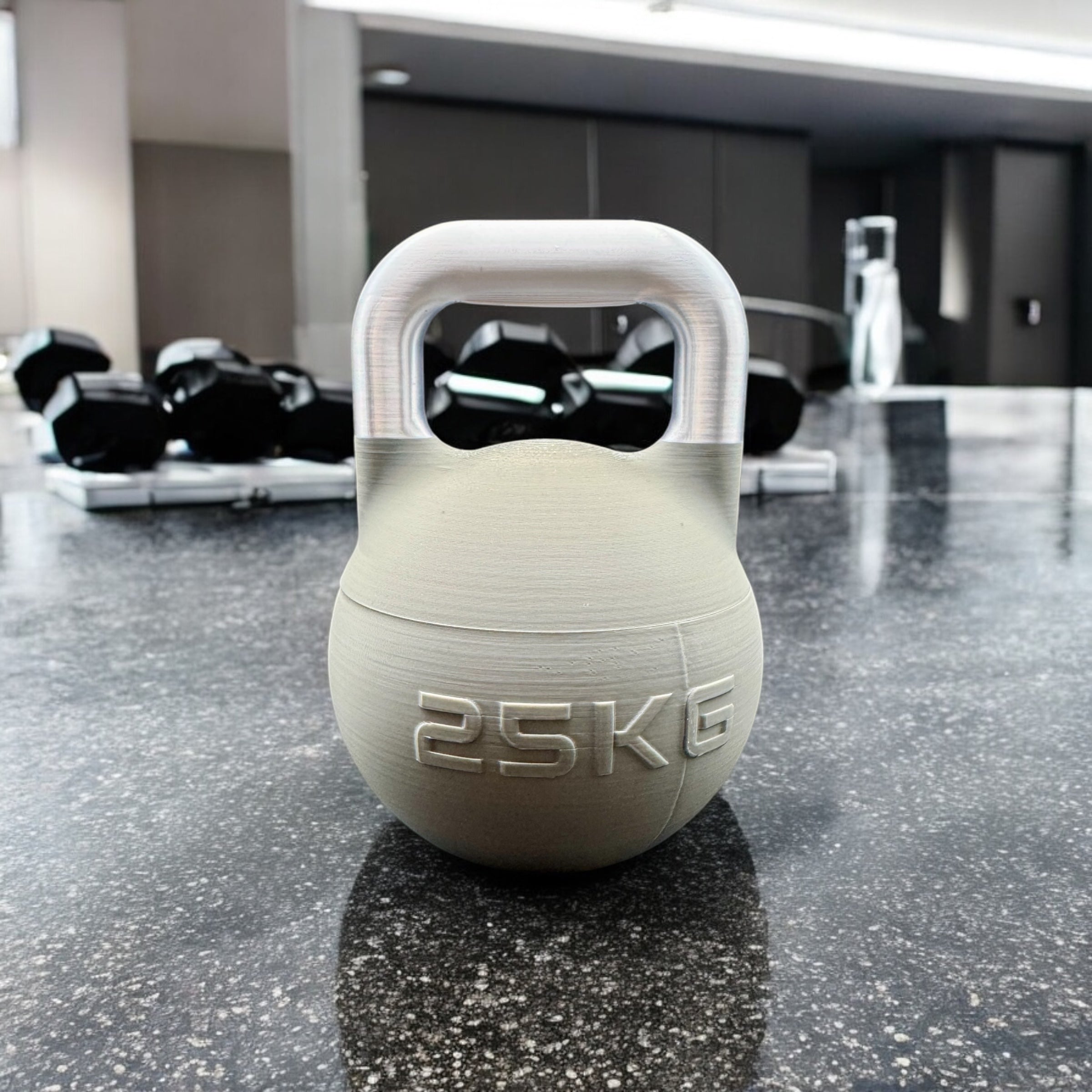 Kettlebell Protein & Supplement Holder – Portable Gym Storage in 20+ Custom Colors