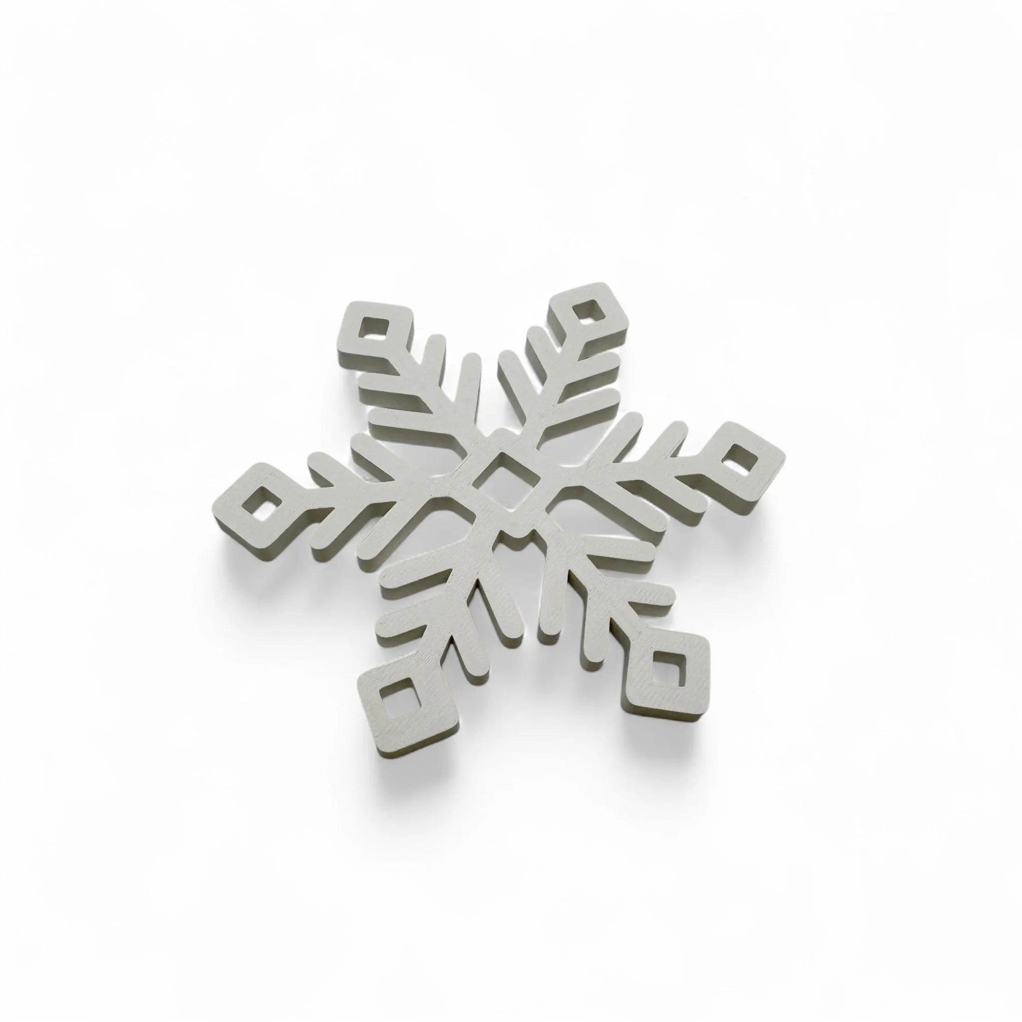 Snowflake Coasters Set: Matte, Hosting Accessories, Winter Holiday Table Decor