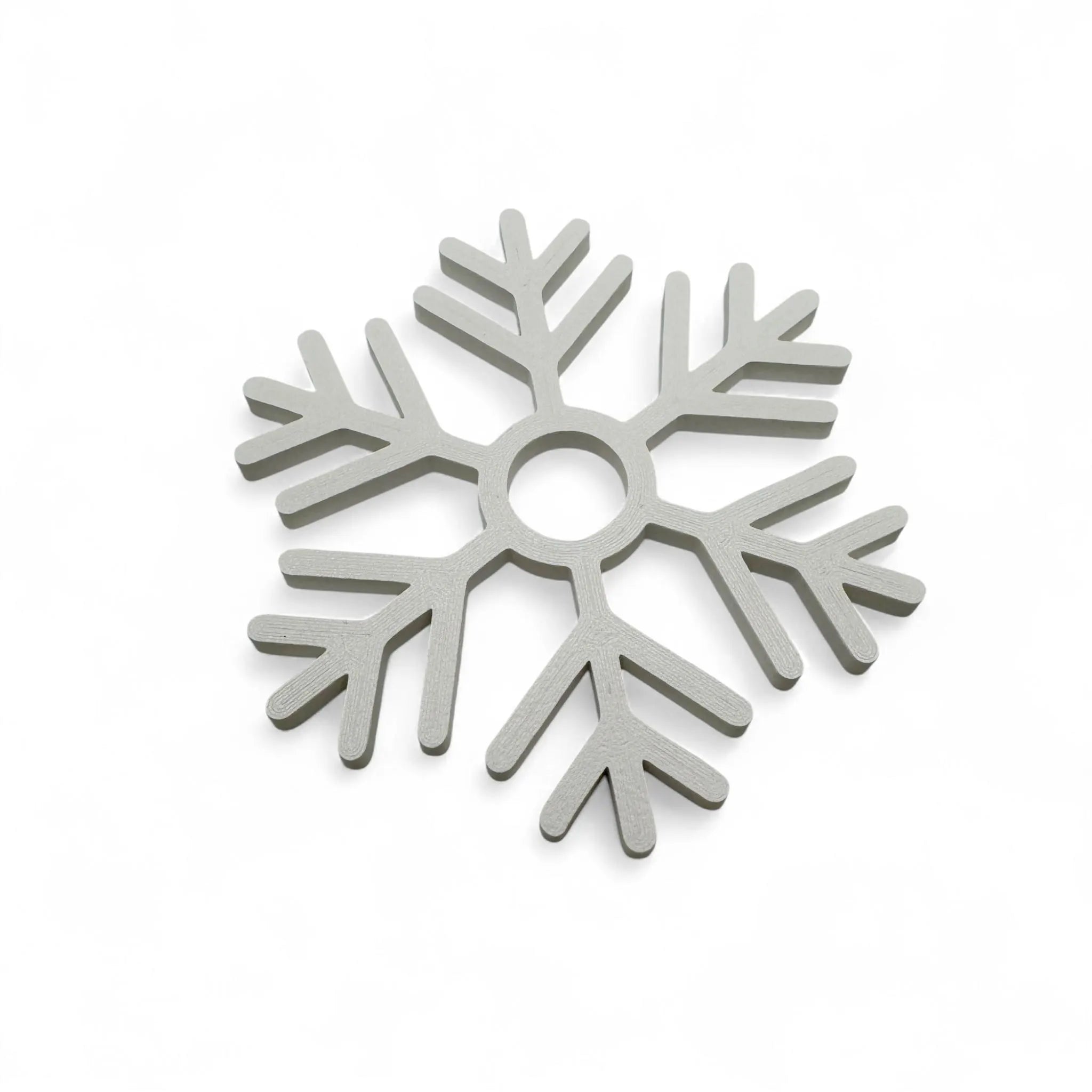 Snowflake Coasters Set: Matte, Hosting Accessories, Winter Holiday Table Decor