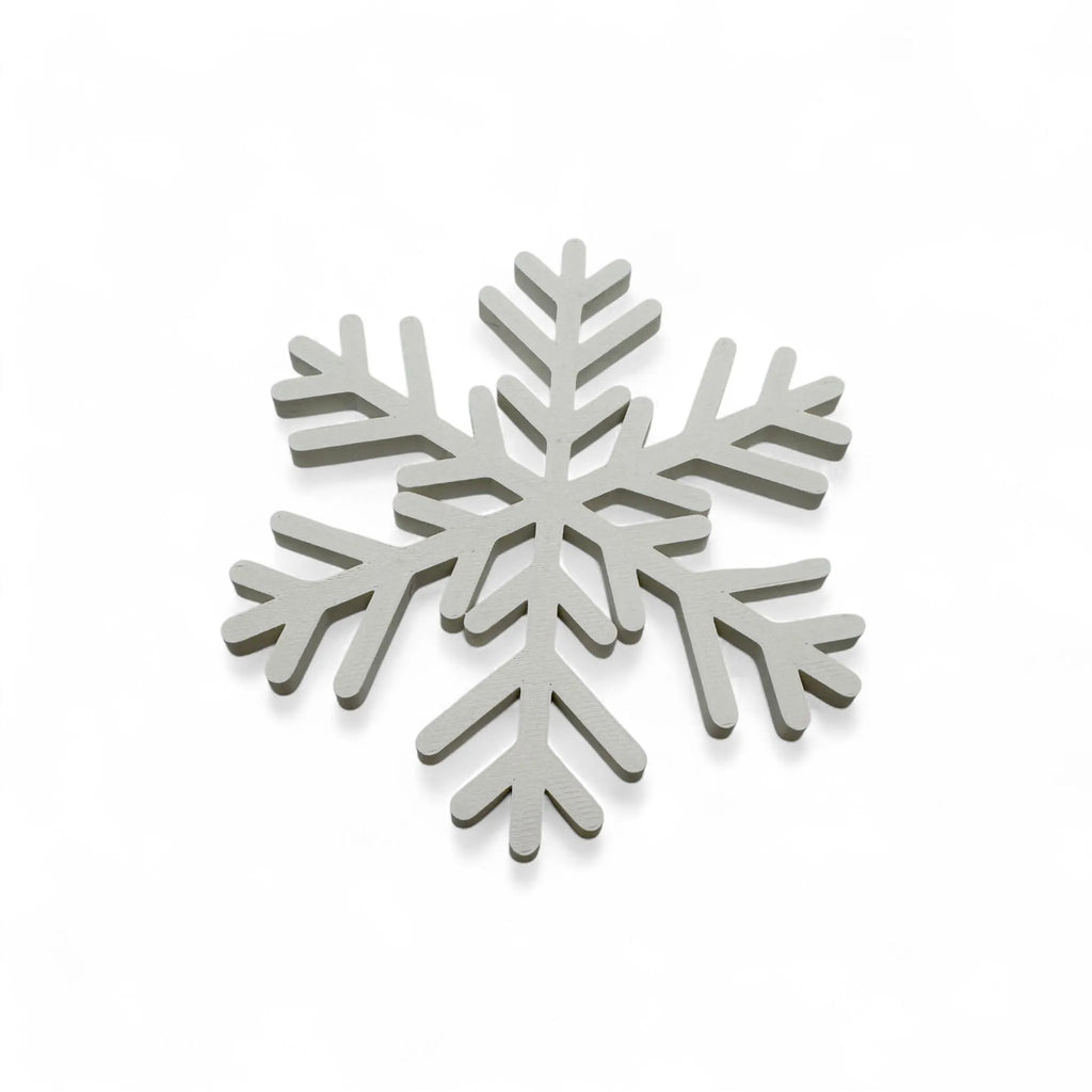 Snowflake Coasters Set: Matte, Hosting Accessories, Winter Holiday Table Decor