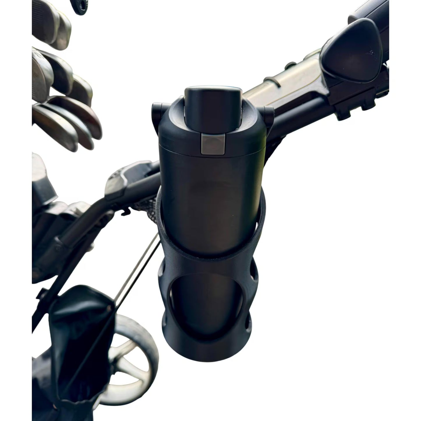 Golf Push Cart Bottle Holder: Universal Fit for Yeti, Owala, Hydro Flask