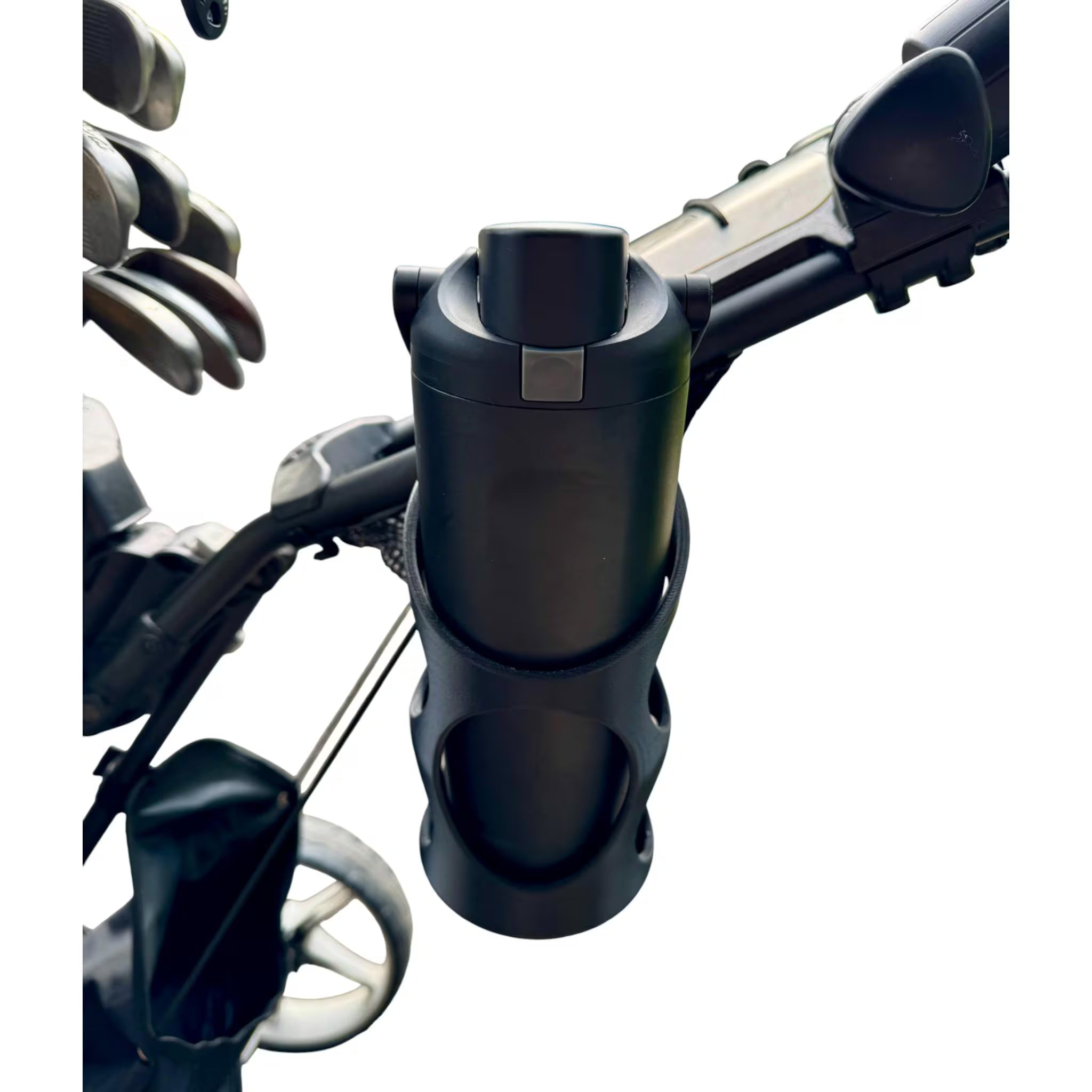 Golf Push Cart Bottle Holder: Universal Fit for Yeti, Owala, Hydro Flask