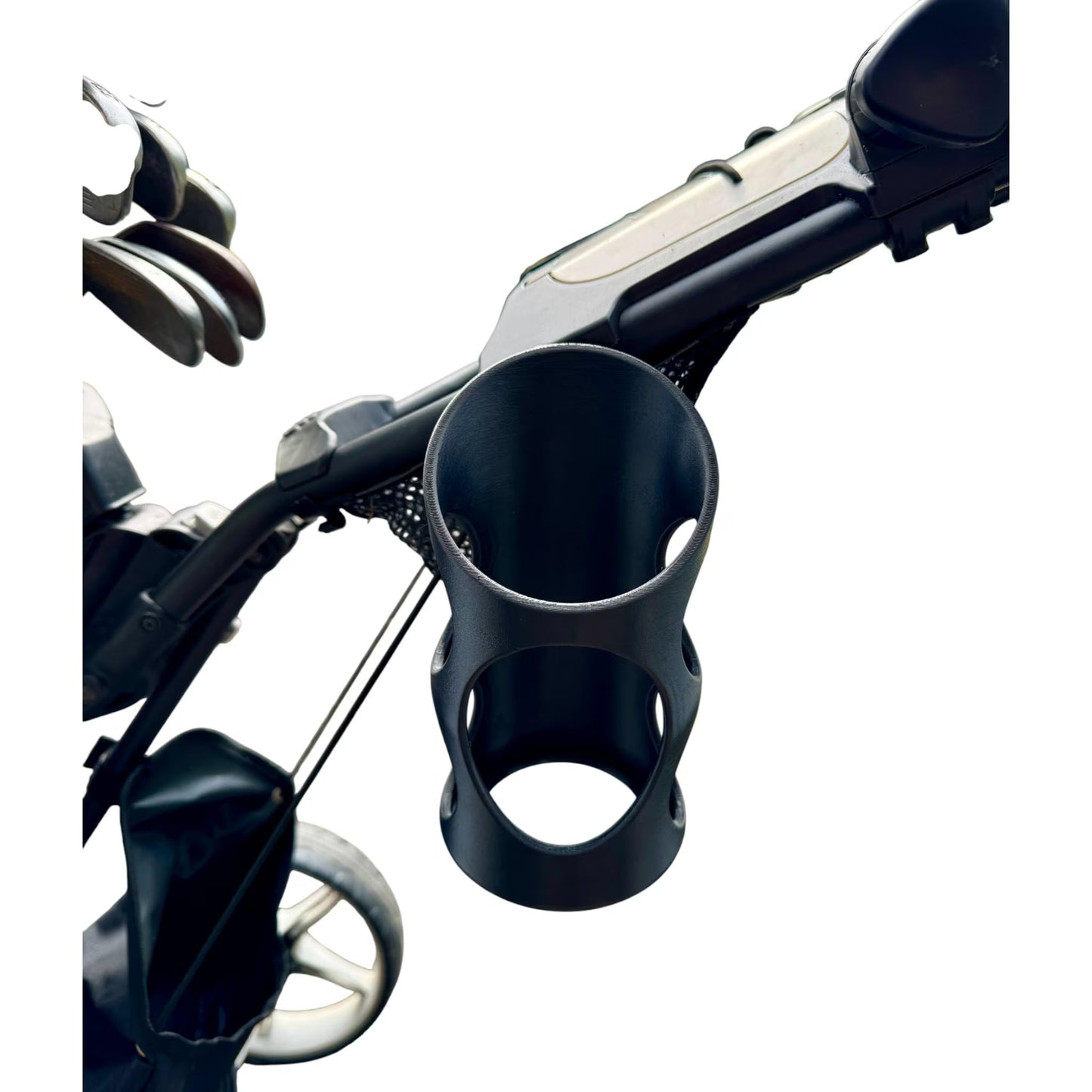 Golf Push Cart Bottle Holder: Universal Fit for Yeti, Owala, Hydro Flask