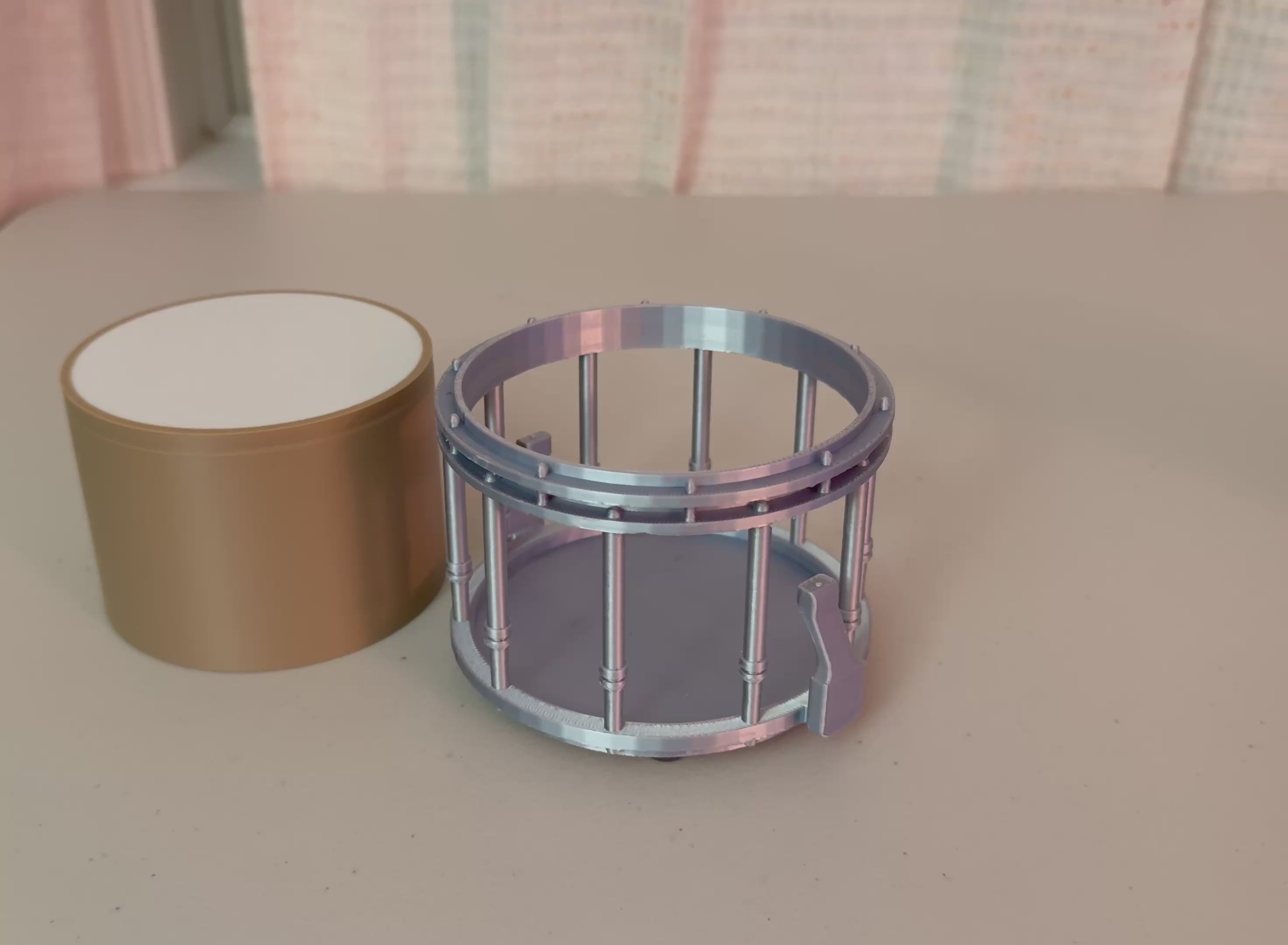 Snare Drum Décor & Desk Organizer – 2-in-1 Customizable Pencil Holder with Interchangeable Inserts - 21+ Colors Available